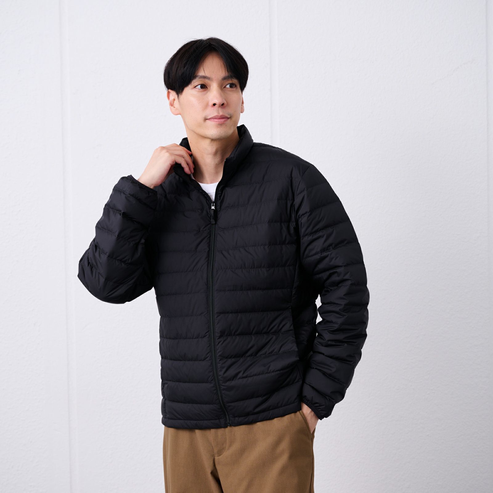 ウオッシャブルダウン　ダウンブルゾン