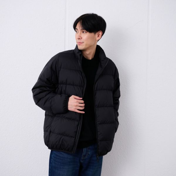 ウオッシャブルダウン　ボリュームダウンブルゾン