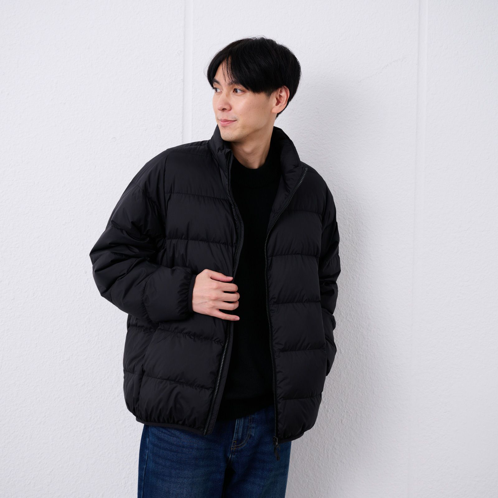 ウオッシャブルダウン　ボリュームダウンブルゾン