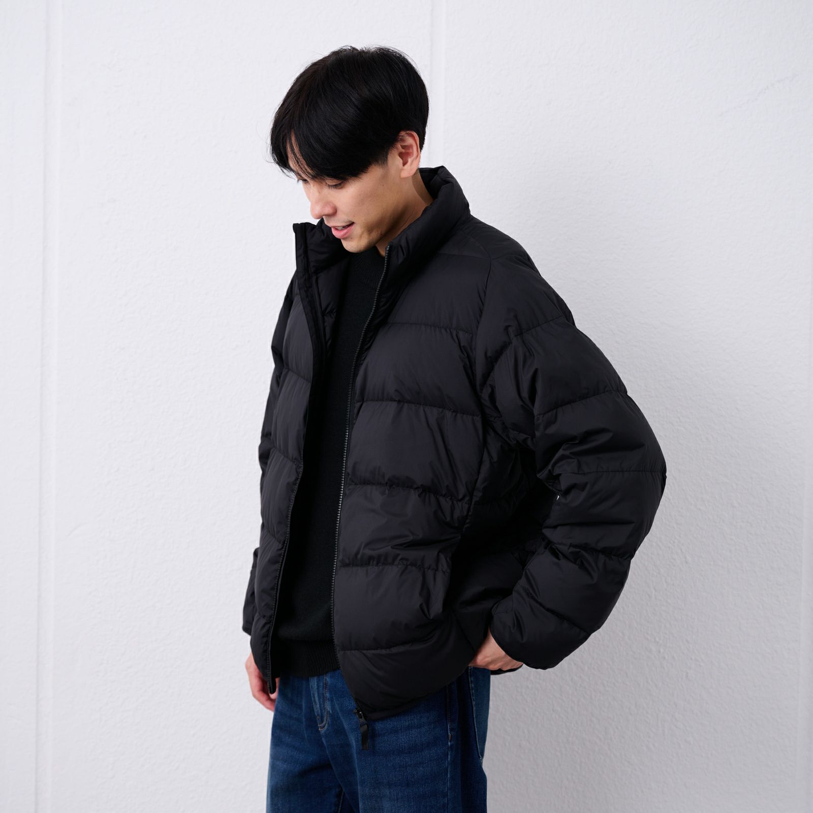 ウオッシャブルダウン　ボリュームダウンブルゾン
