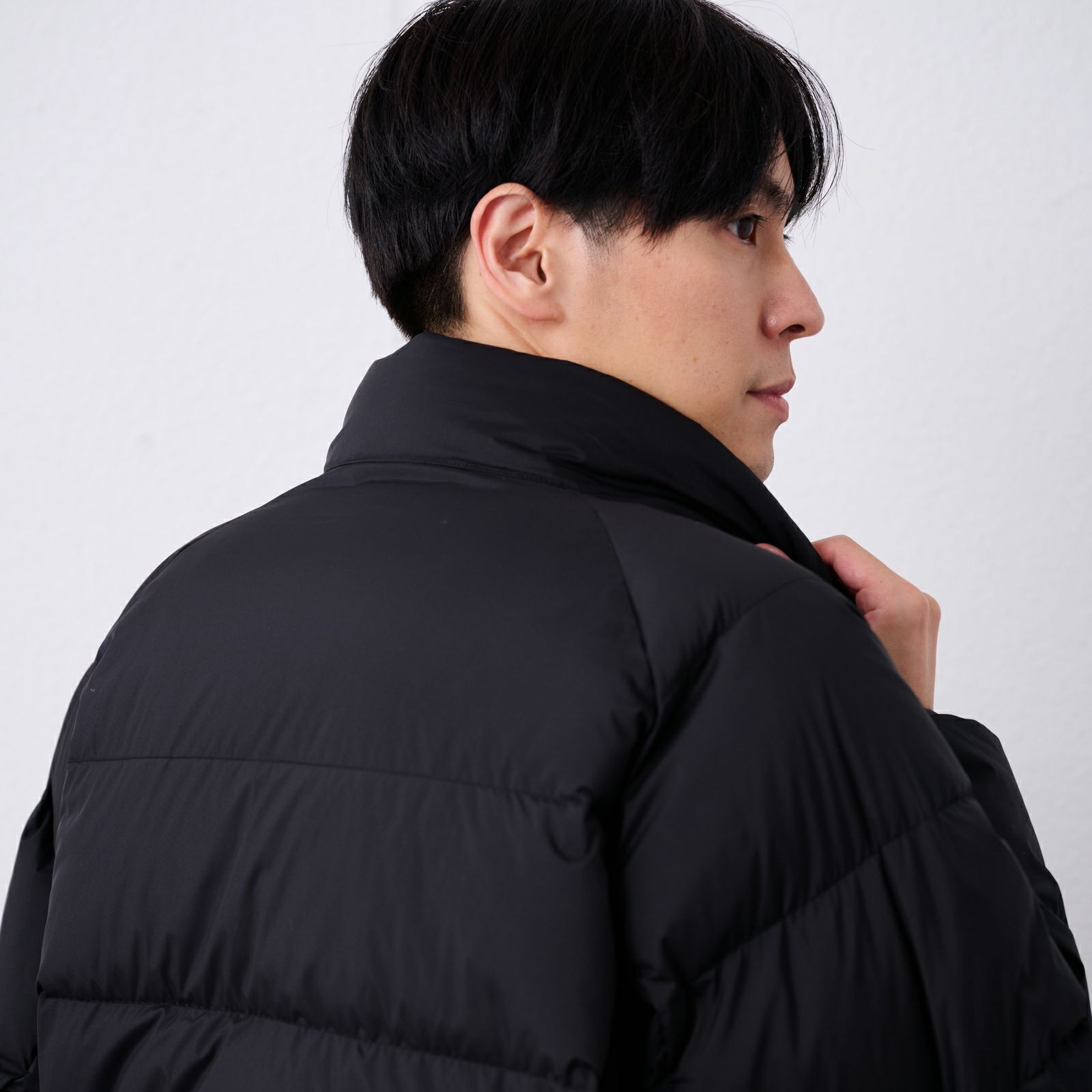 ウオッシャブルダウン　ボリュームダウンブルゾン