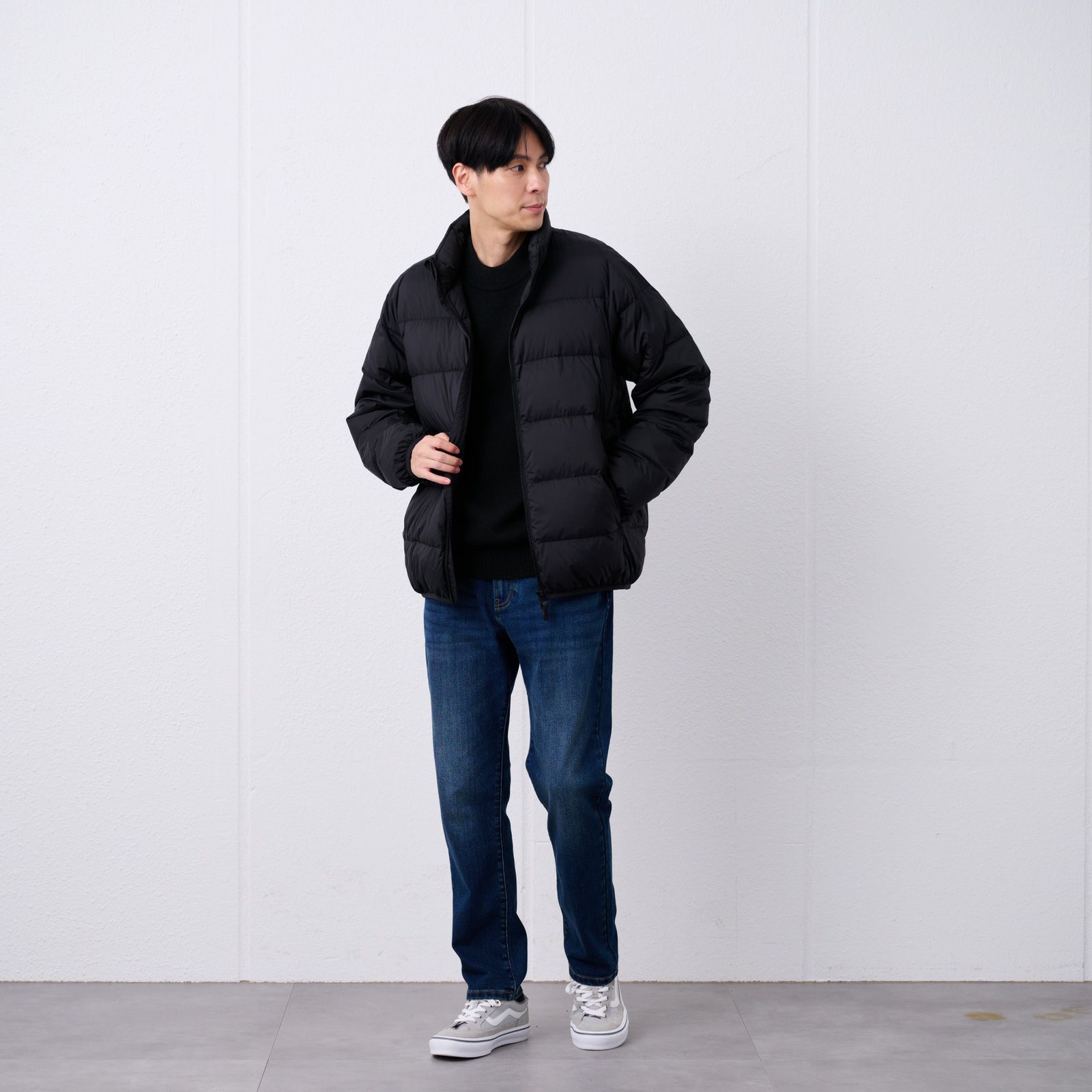 ウオッシャブルダウン　ボリュームダウンブルゾン