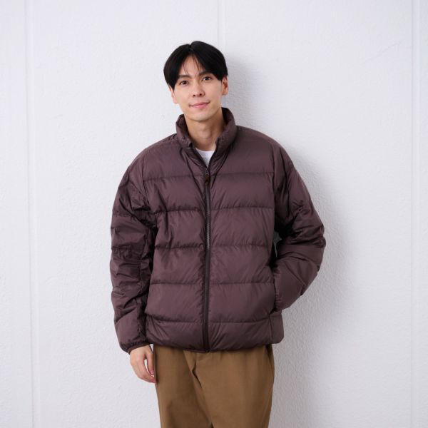 ウオッシャブルダウン　ボリュームダウンブルゾン