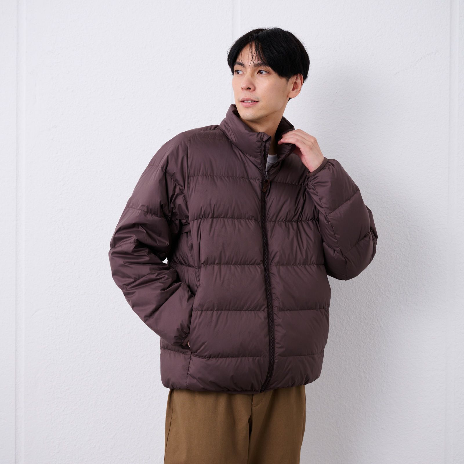 ウオッシャブルダウン　ボリュームダウンブルゾン