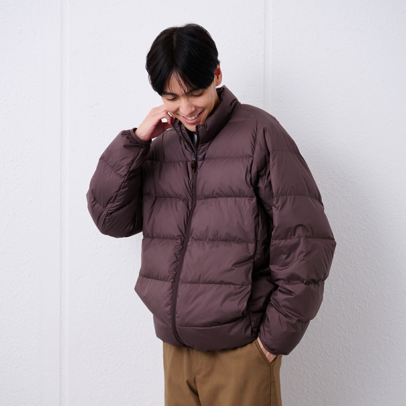 ウオッシャブルダウン　ボリュームダウンブルゾン