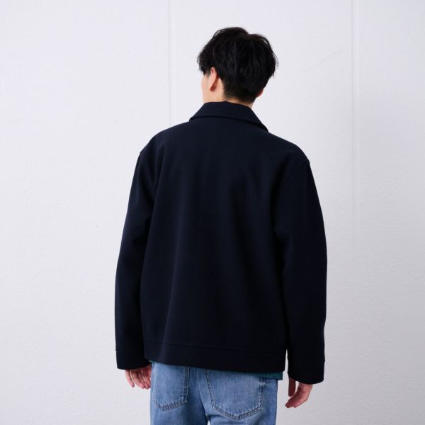 ウールライク　ショートブルゾン