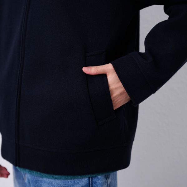 ウールライク　ショートブルゾン