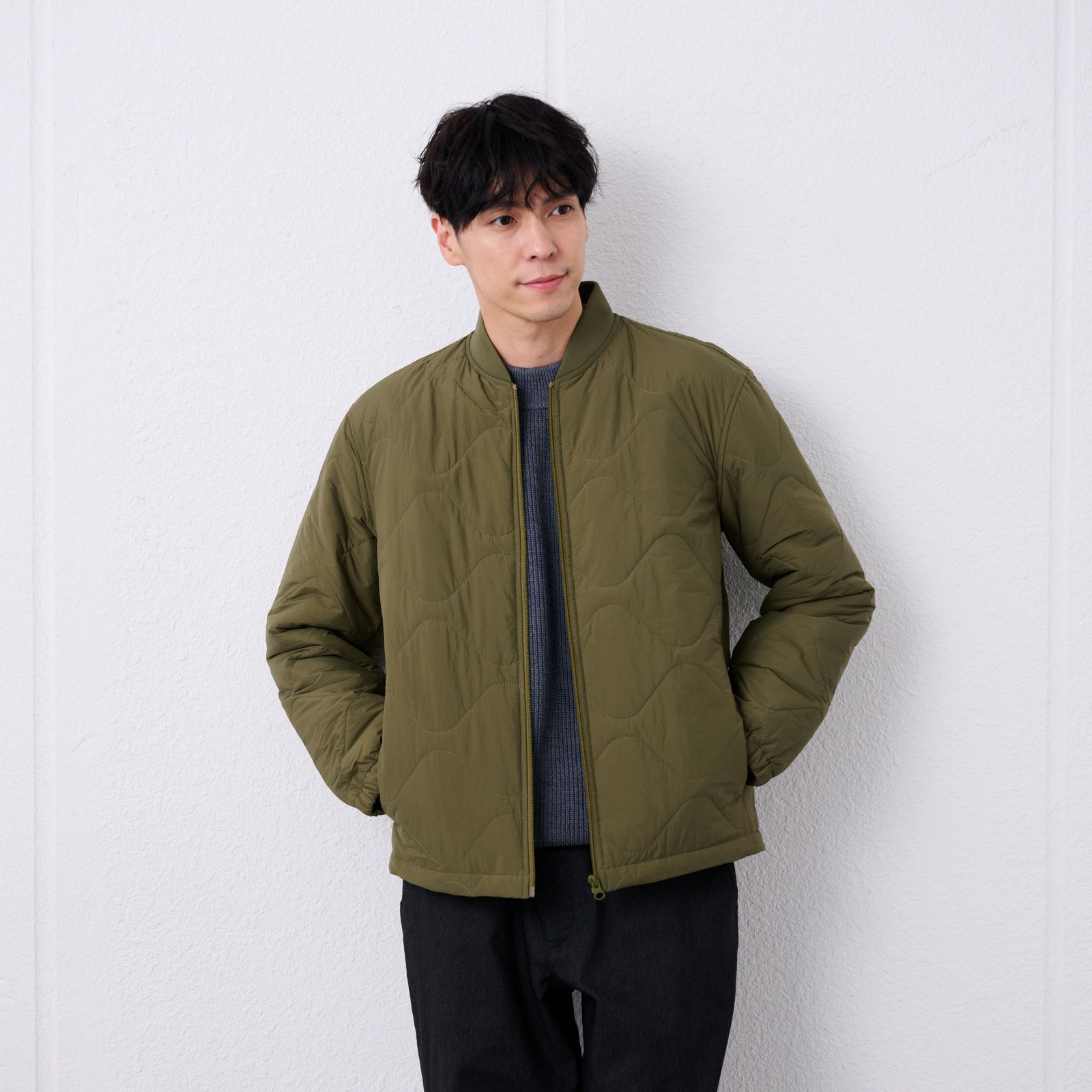 中わたキルトブルゾン