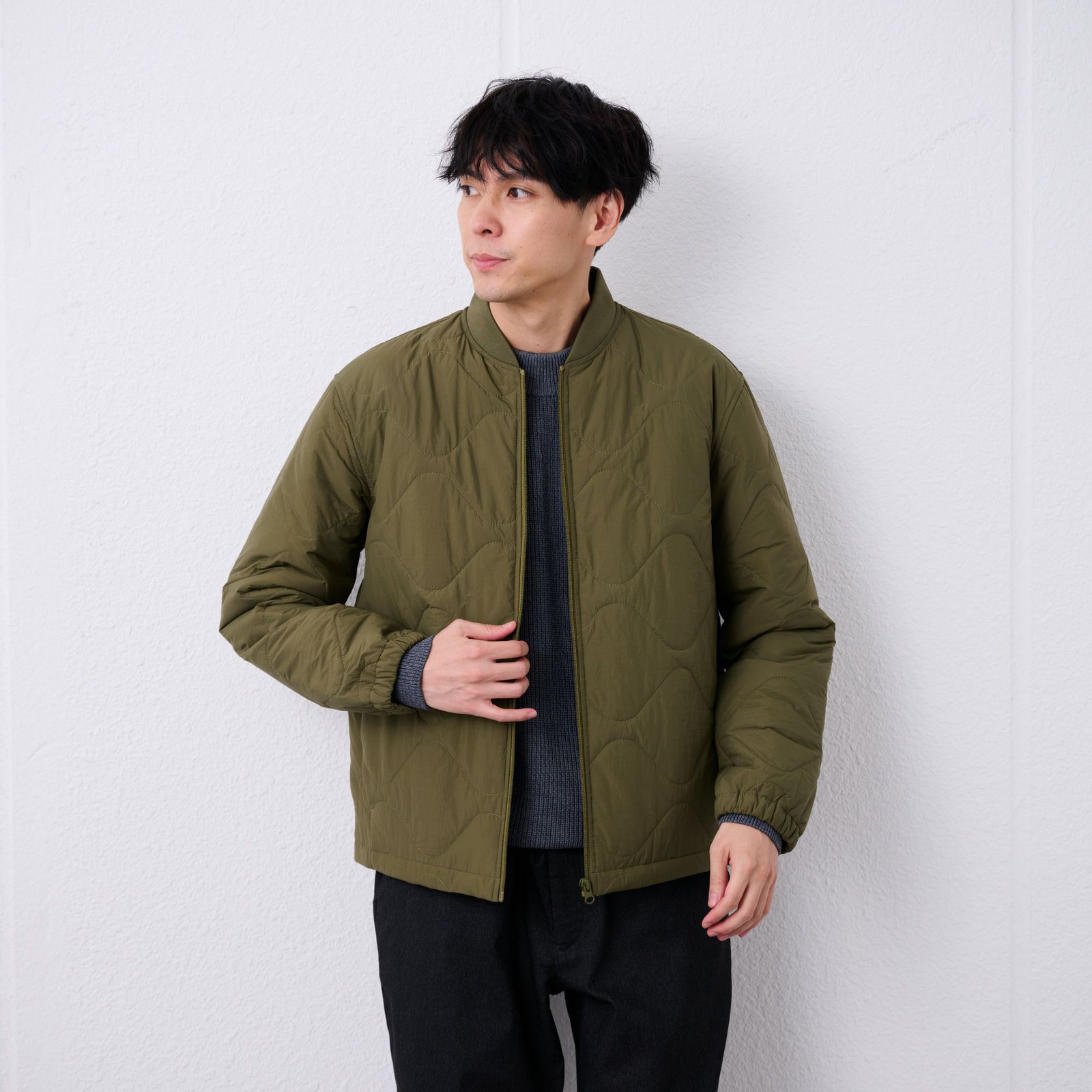 中わたキルトブルゾン