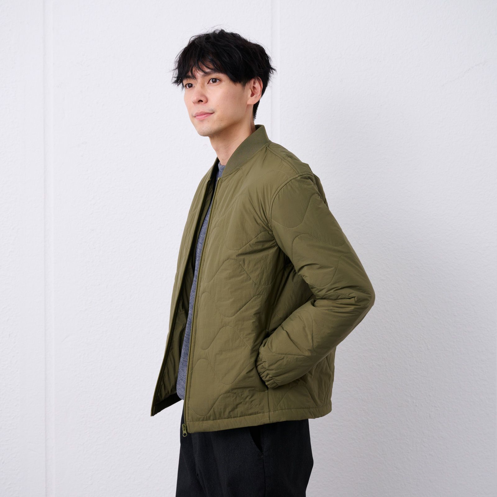 中わたキルトブルゾン