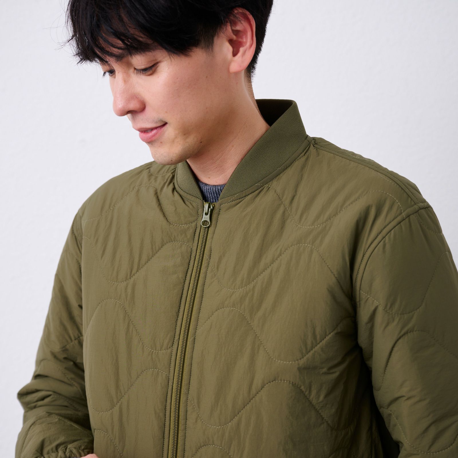 中わたキルトブルゾン