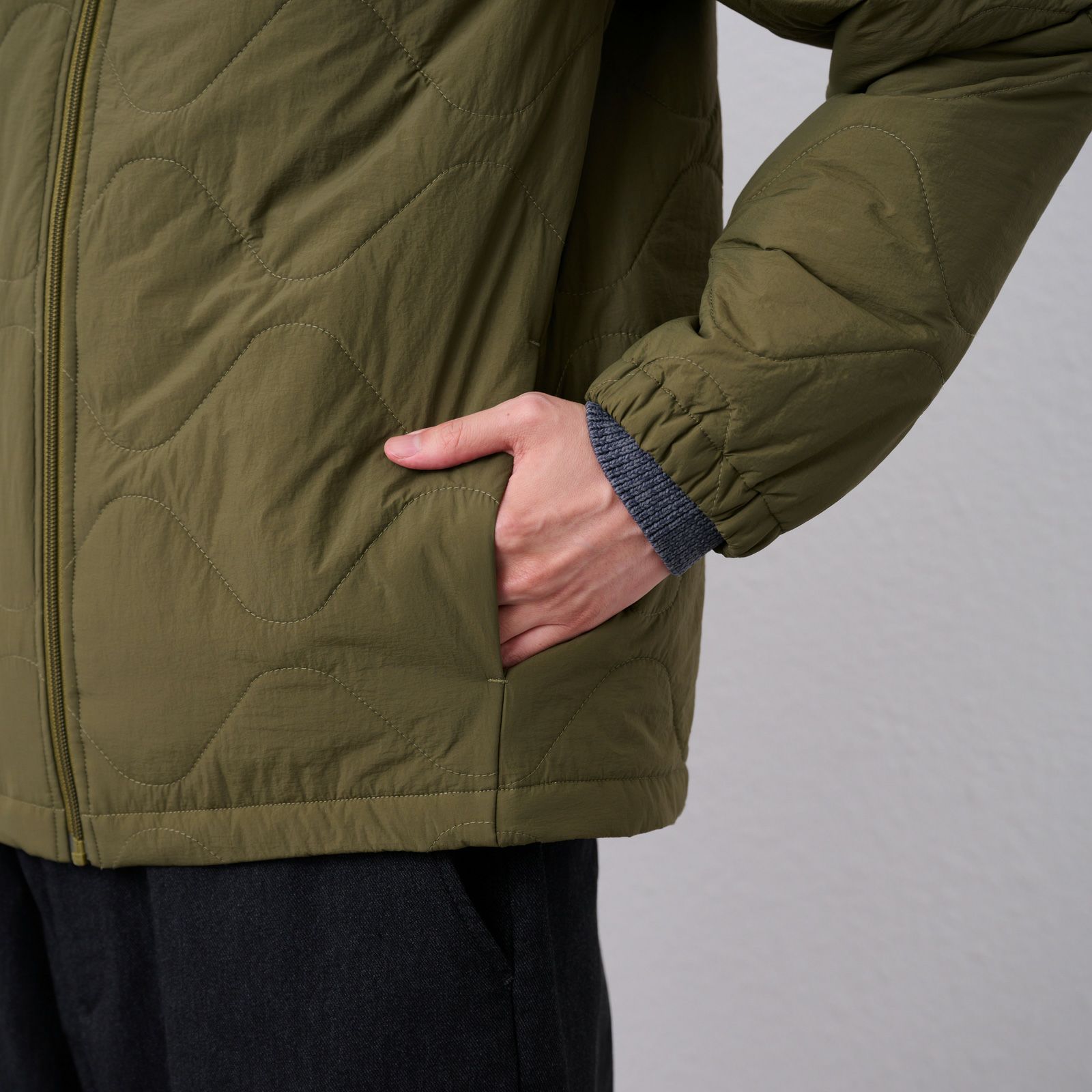 中わたキルトブルゾン