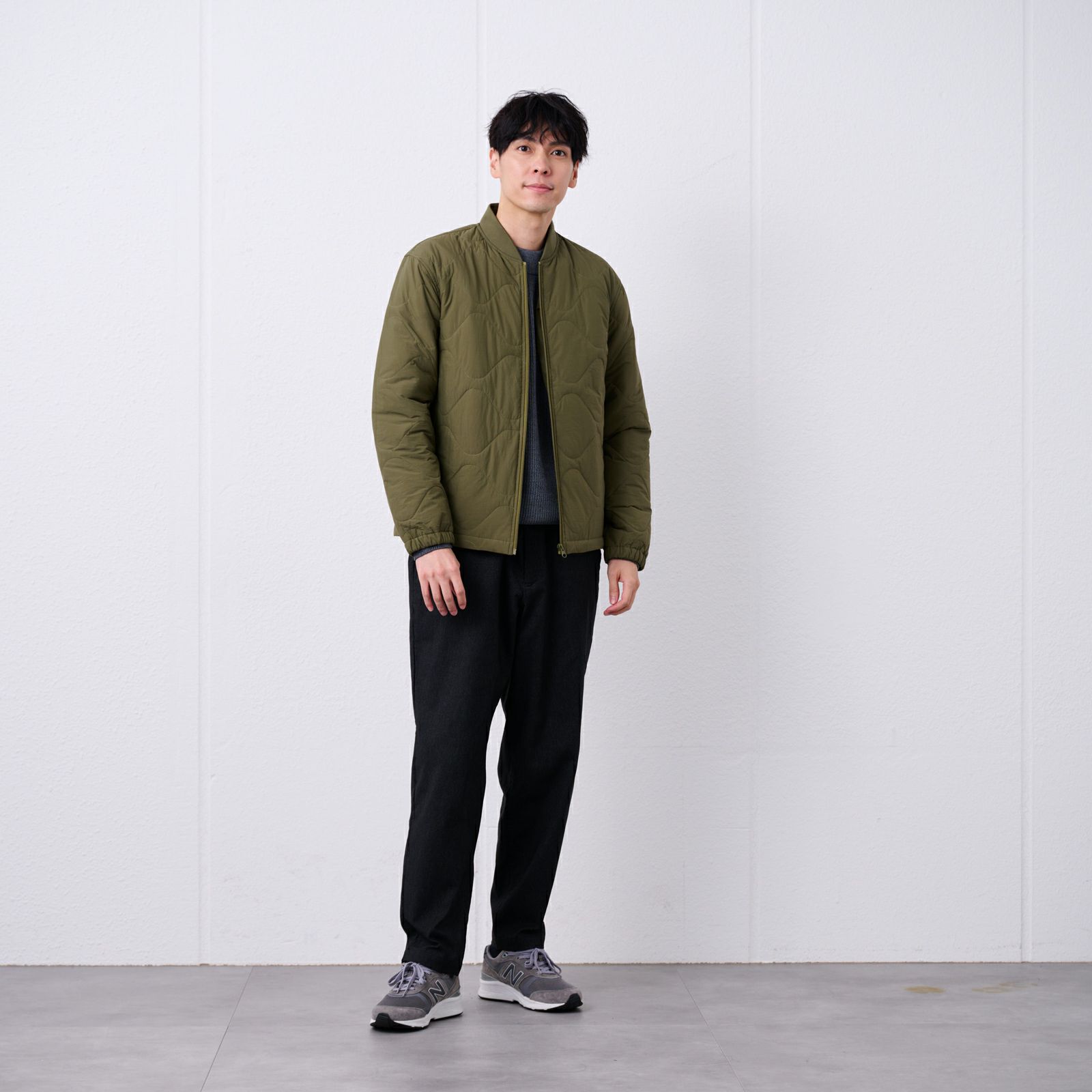 中わたキルトブルゾン