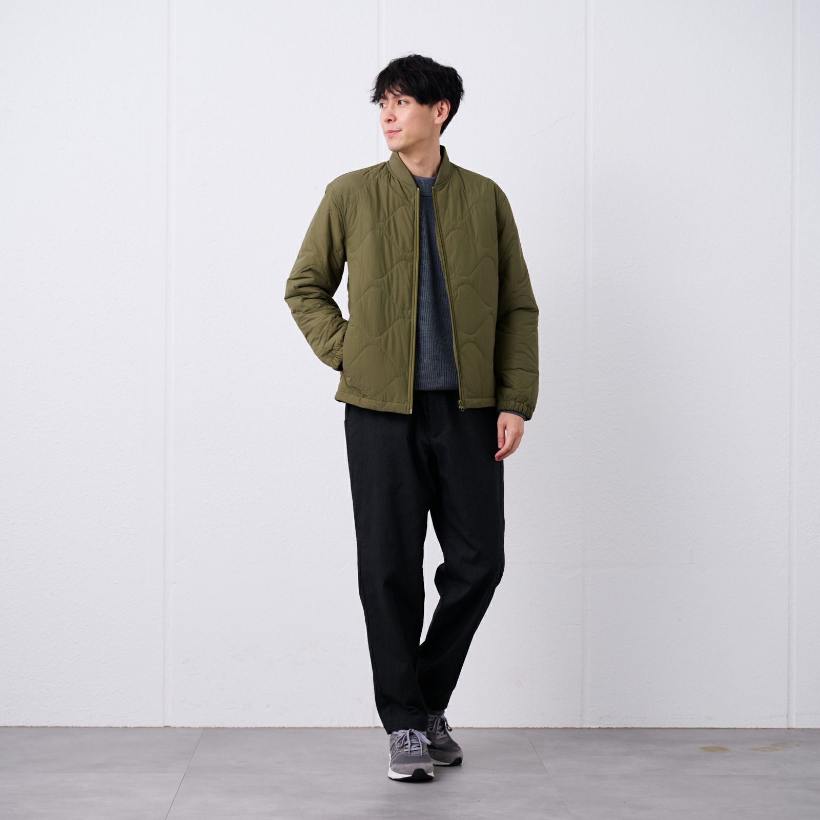 中わたキルトブルゾン