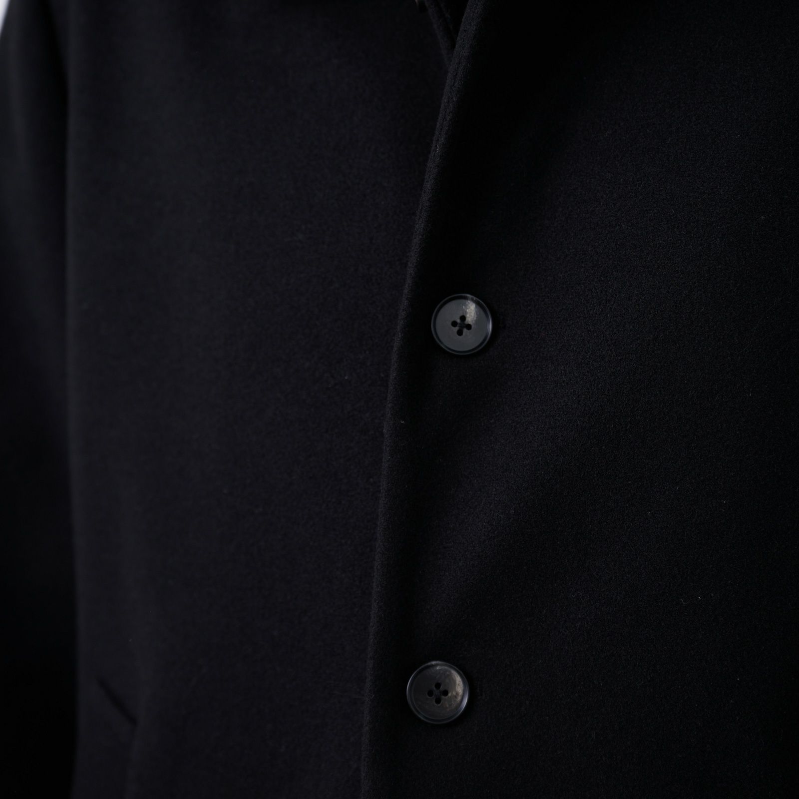 ウールライク　ショートステンカラーコート