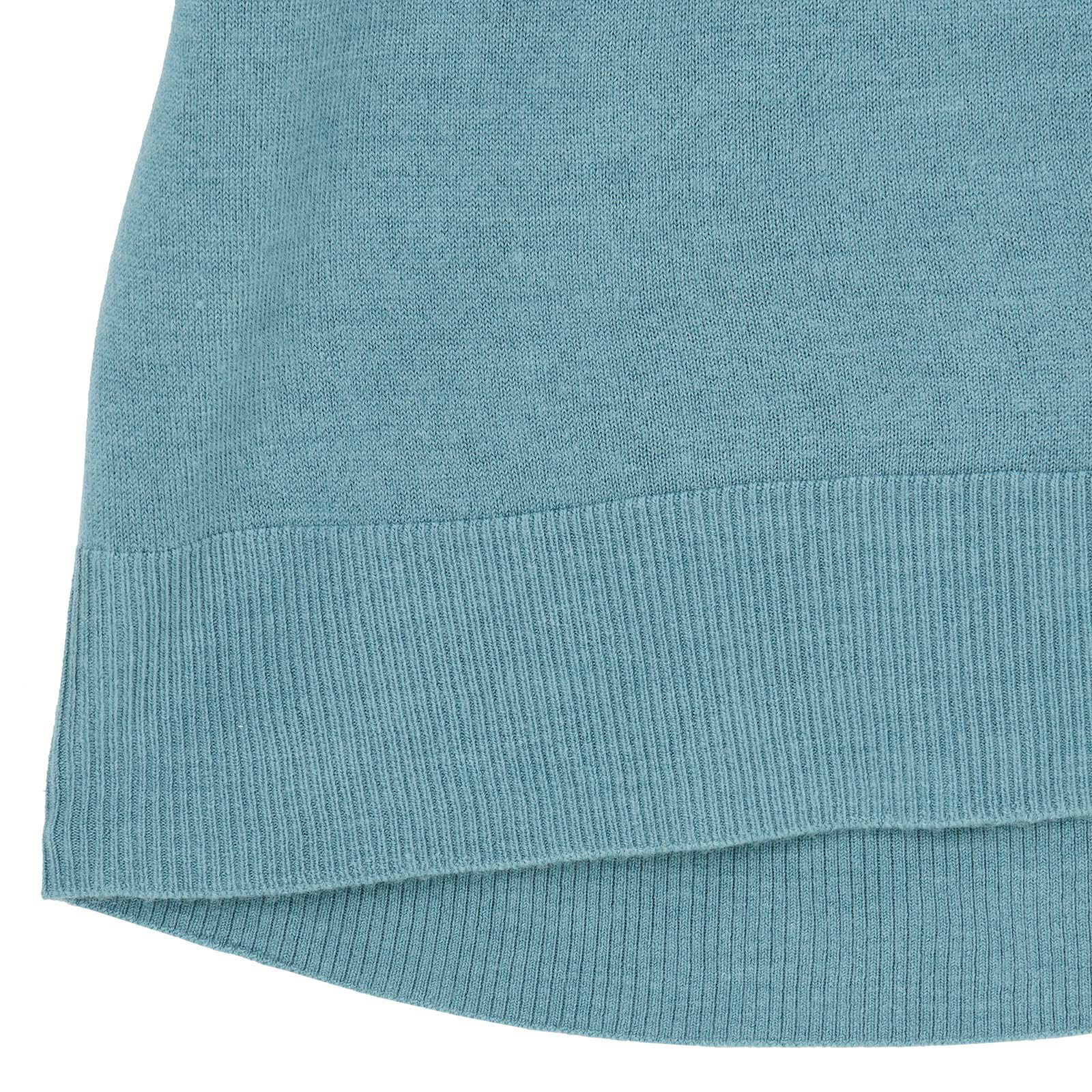 洗える・保温　シフォンタッチ　モックネックプルオーバー