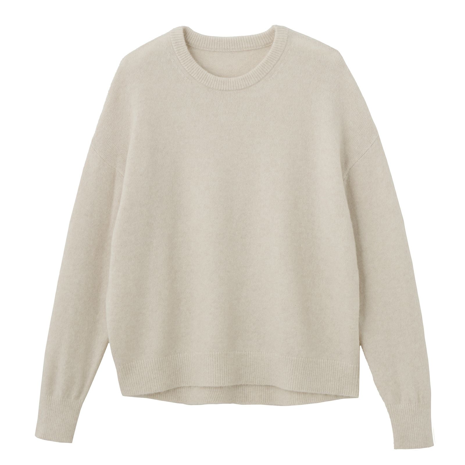 洗える　エコベジヤーン　クルーネックプルオーバー