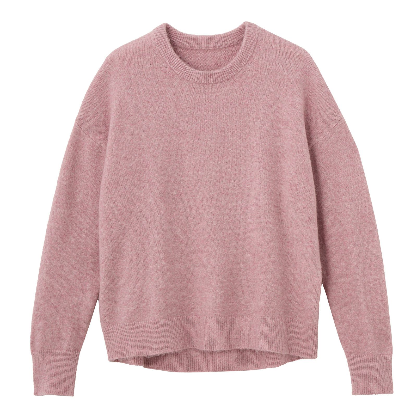 洗える　エコベジヤーン　クルーネックプルオーバー