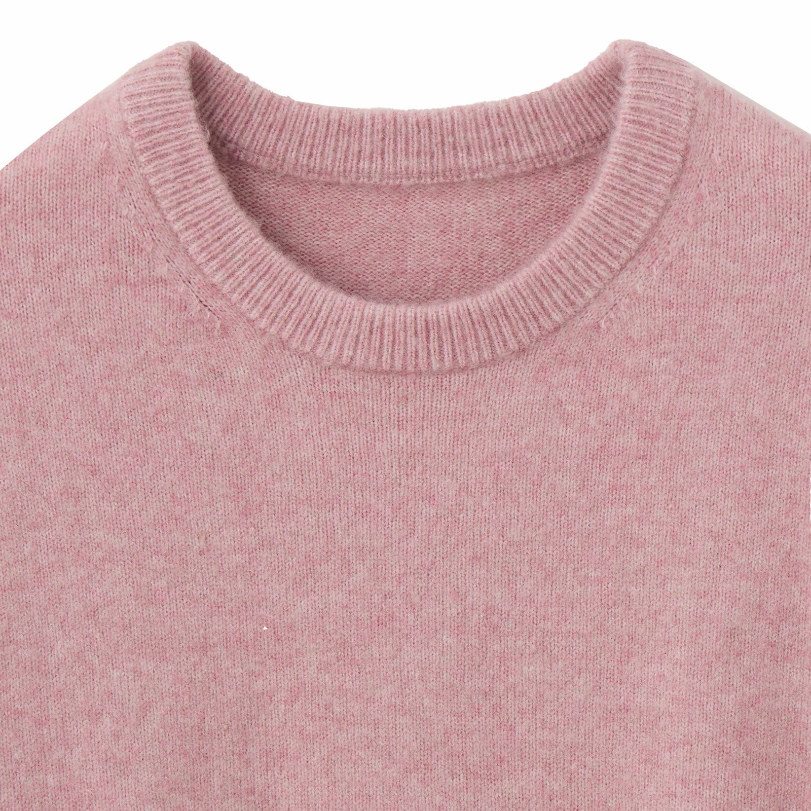 洗える　エコベジヤーン　クルーネックプルオーバー