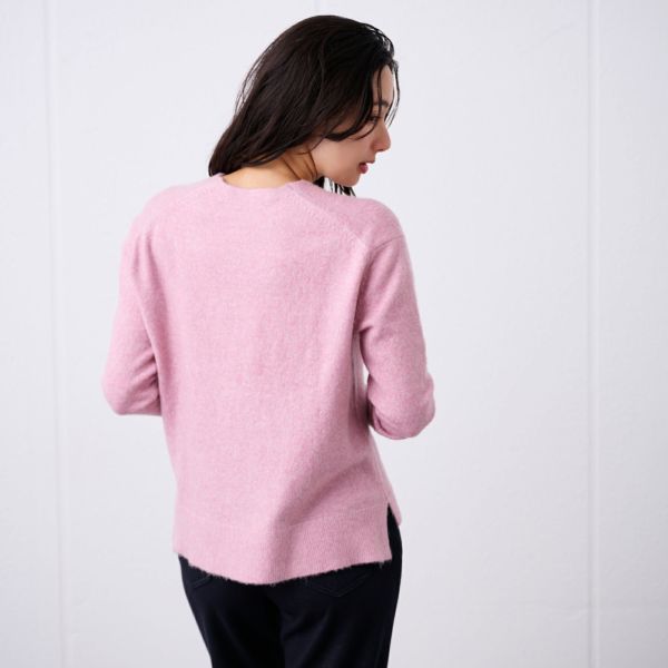 洗える　エコべジヤーン　Ｖネックプルオーバー