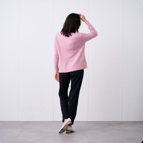 洗える　エコべジヤーン　Ｖネックプルオーバー