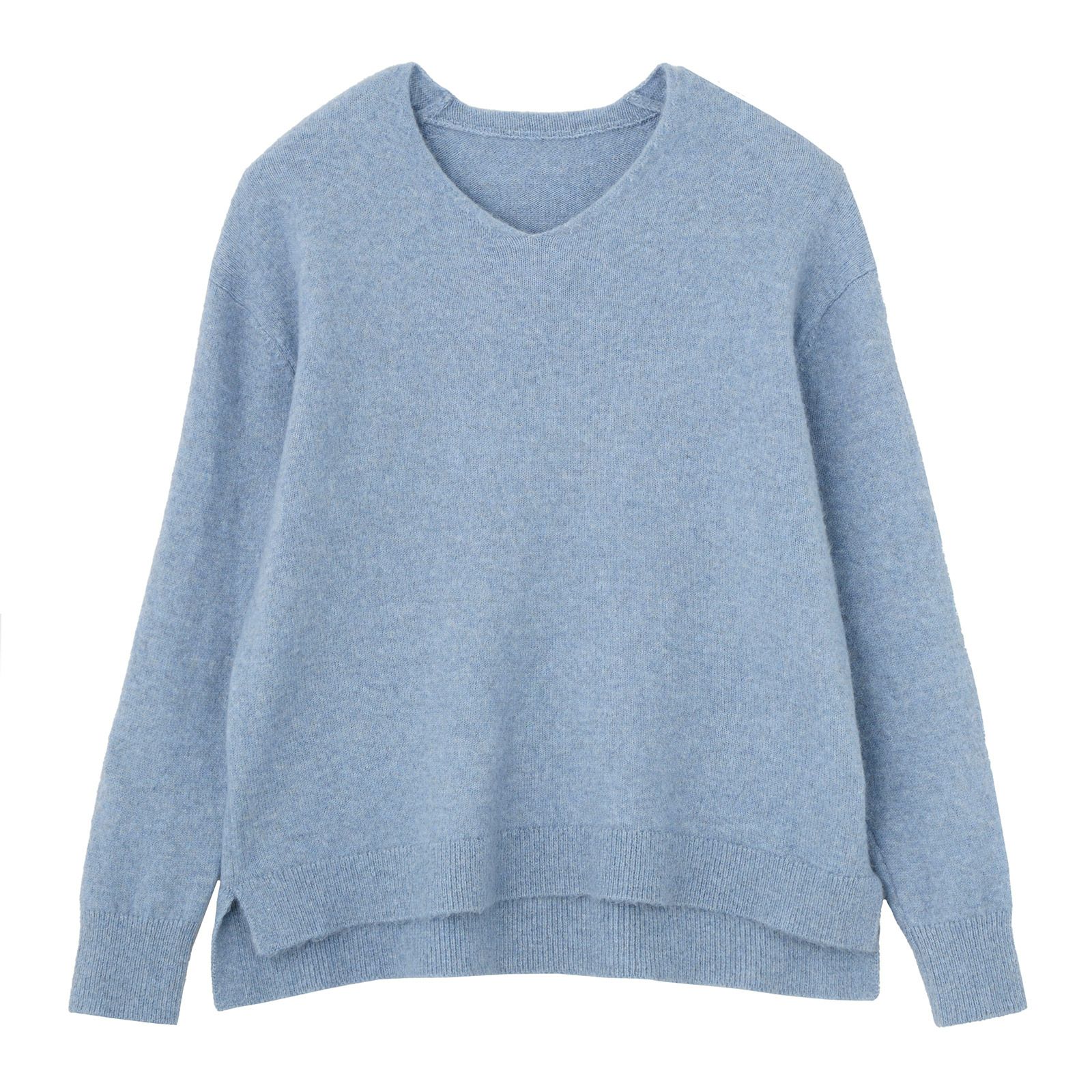 洗える　エコべジヤーン　Ｖネックプルオーバー