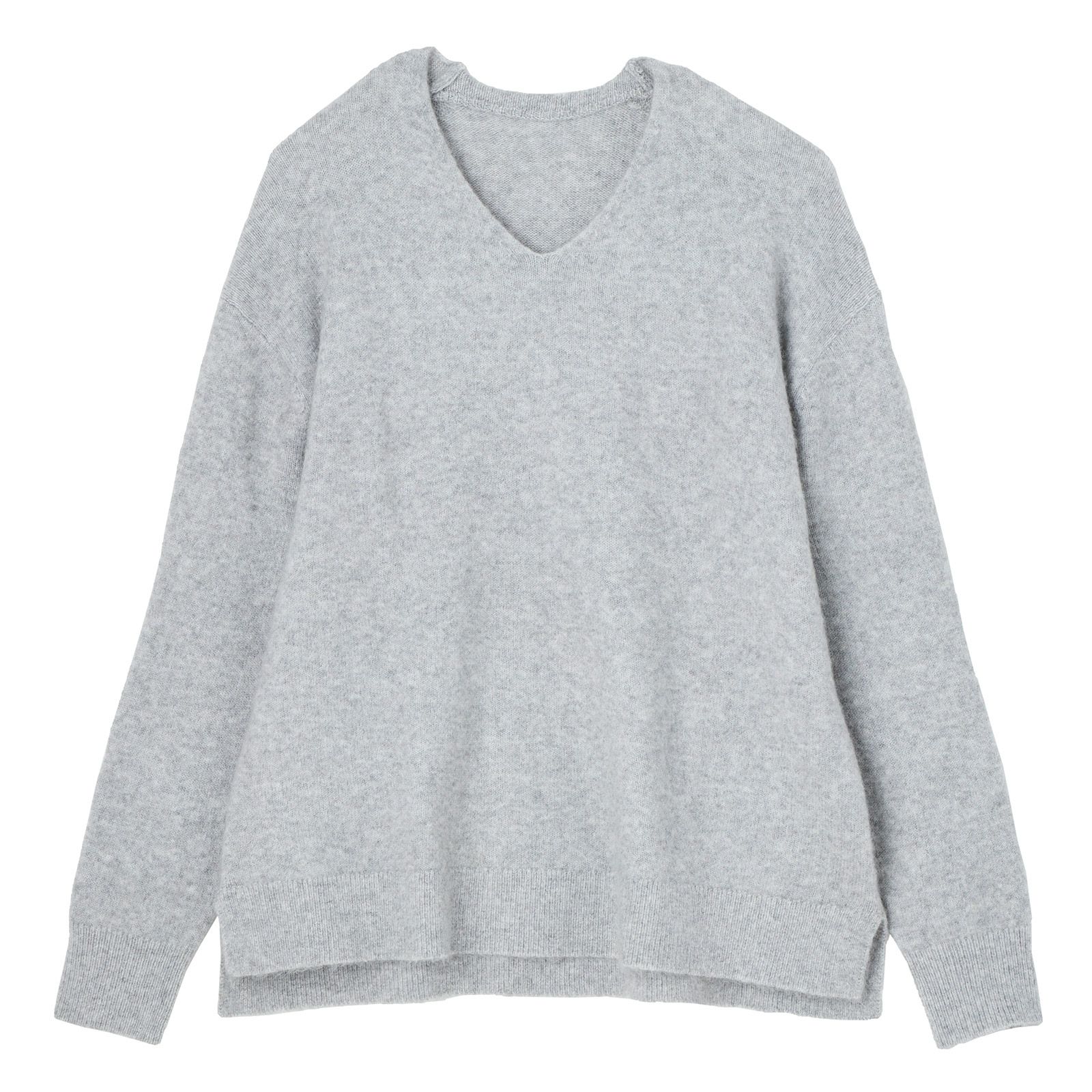 洗える　エコべジヤーン　Ｖネックプルオーバー