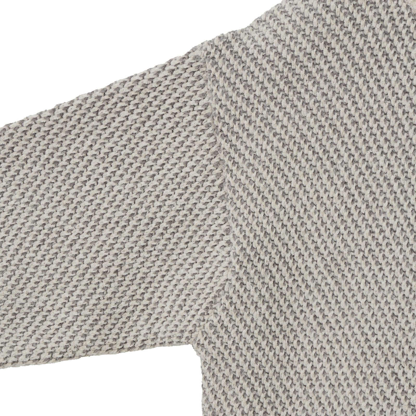 洗える　モールジャカードモックネックプルオーバー