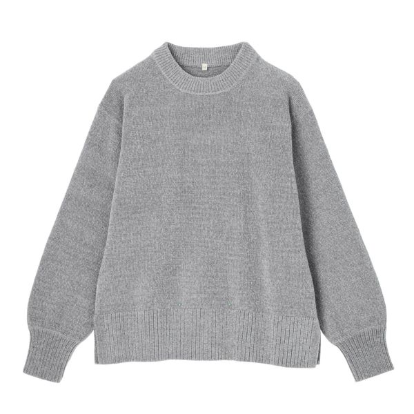 洗える　モールクルーネックプルオーバー