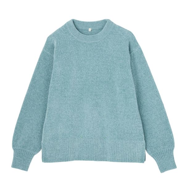 洗える　モールクルーネックプルオーバー