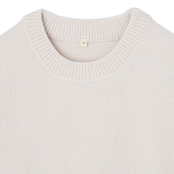 洗える　モールクルーネックプルオーバー