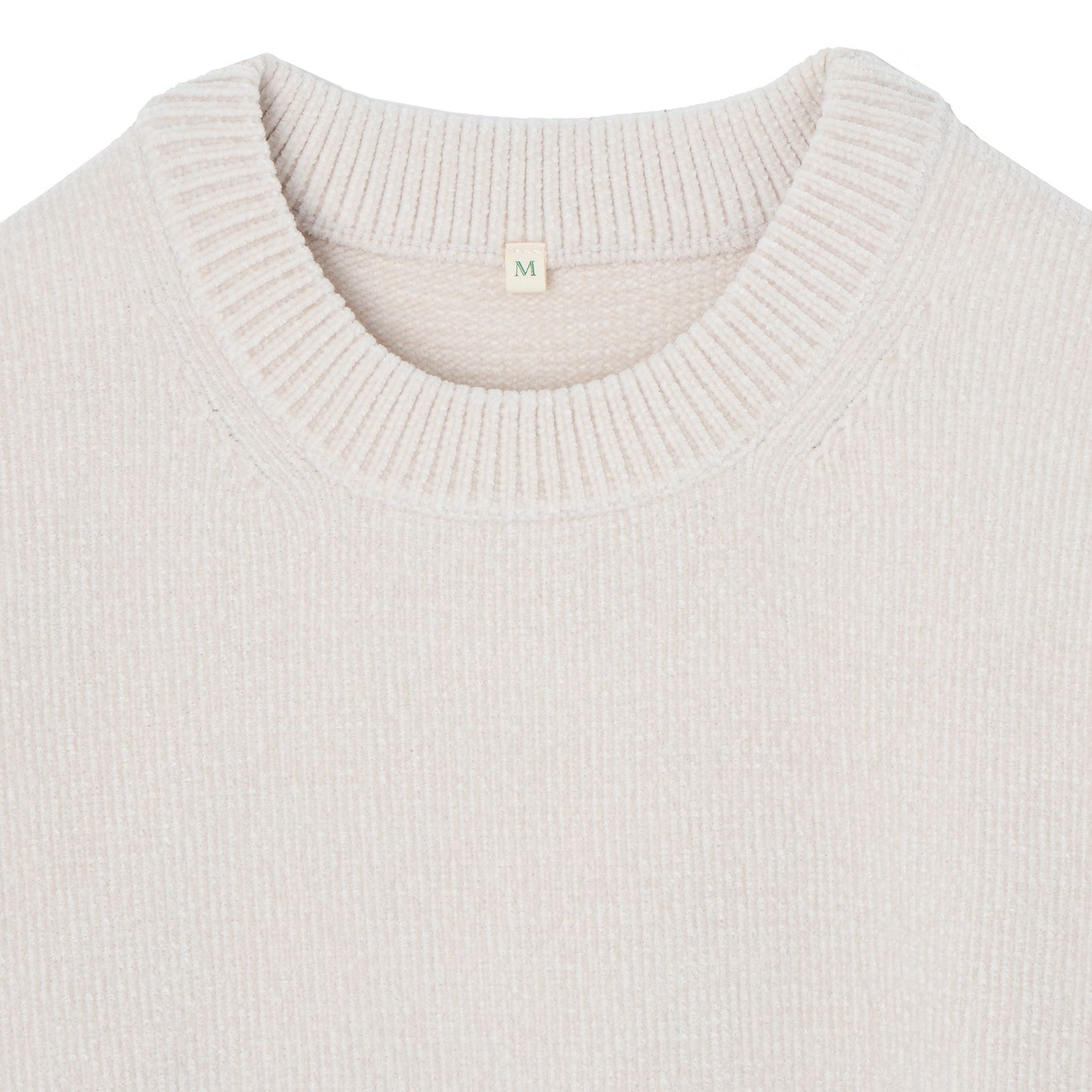 洗える　モールクルーネックプルオーバー