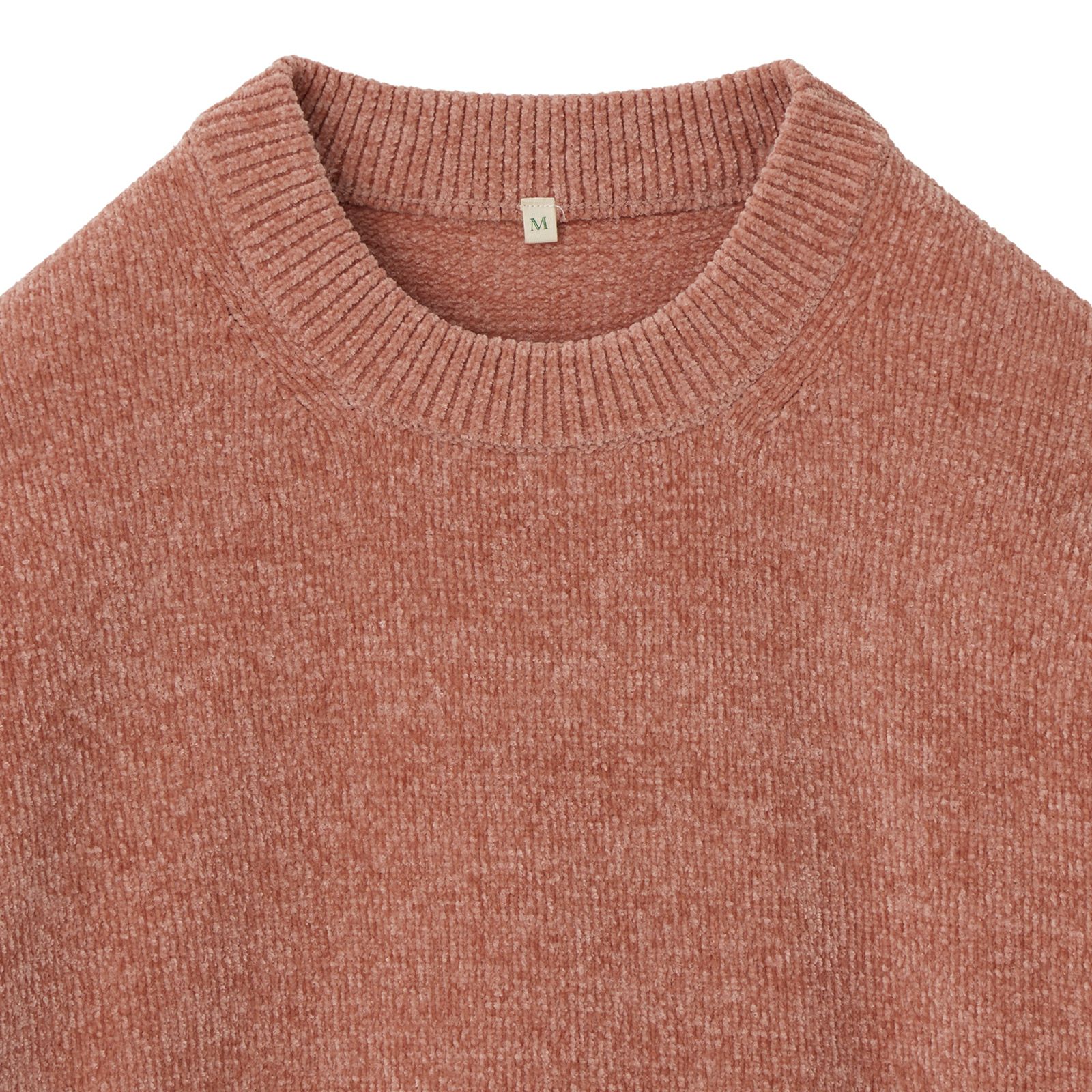 洗える　モールクルーネックプルオーバー