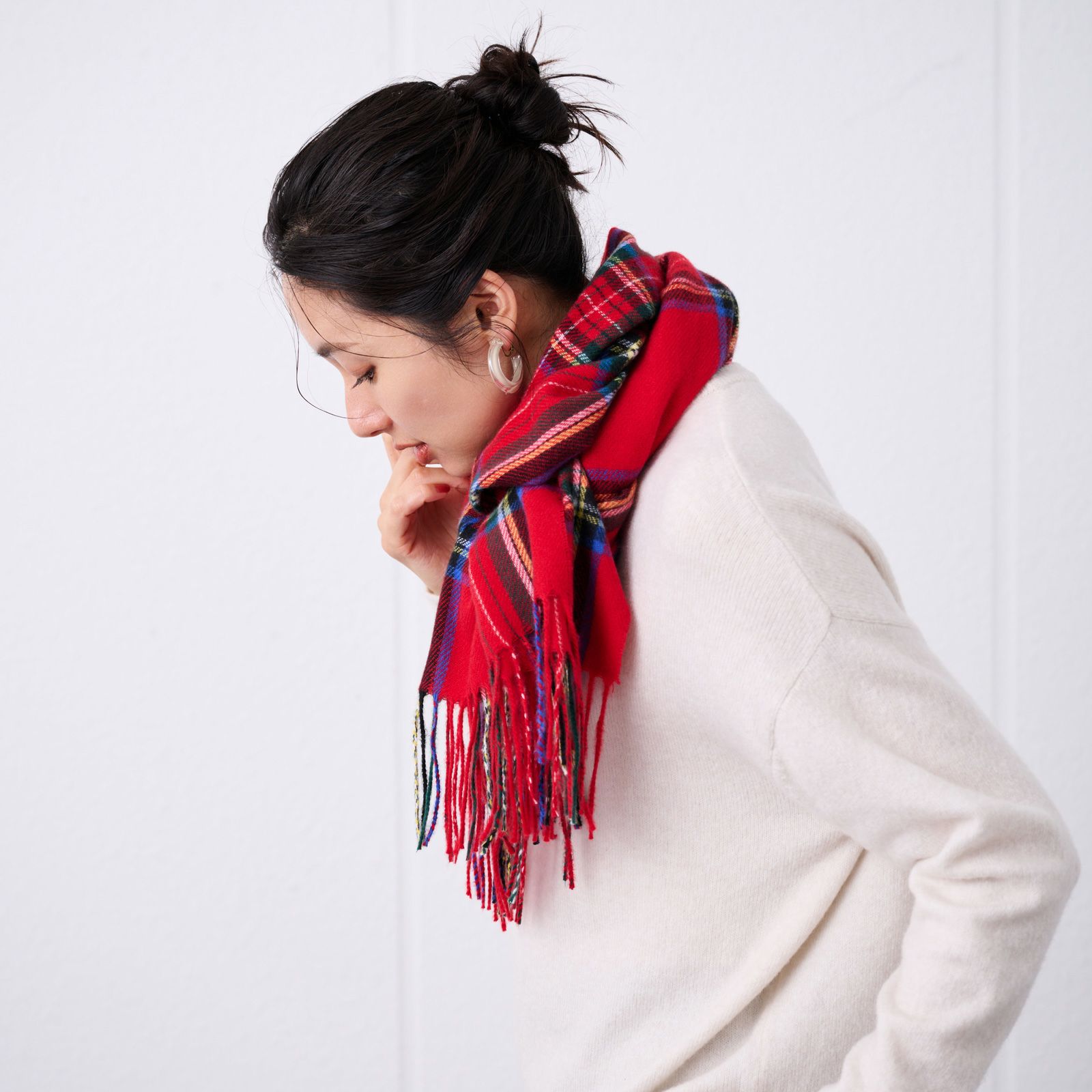 チェックストール