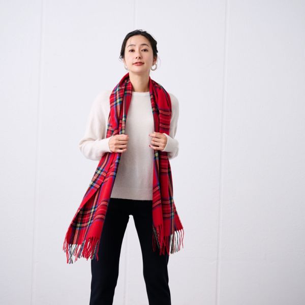 チェックストール