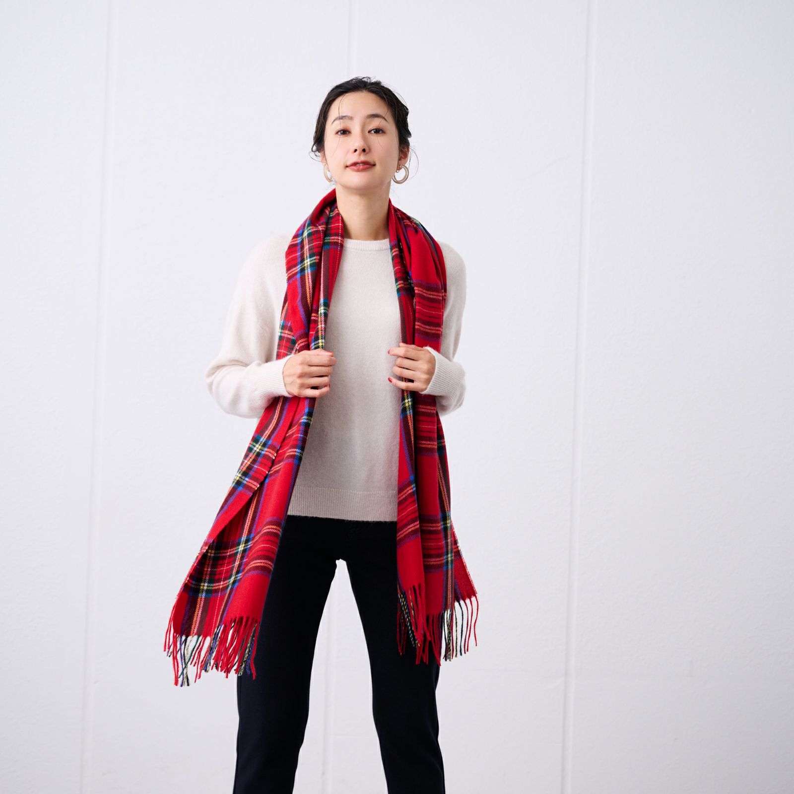 チェックストール