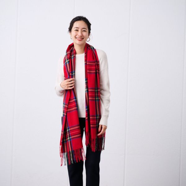 チェックストール