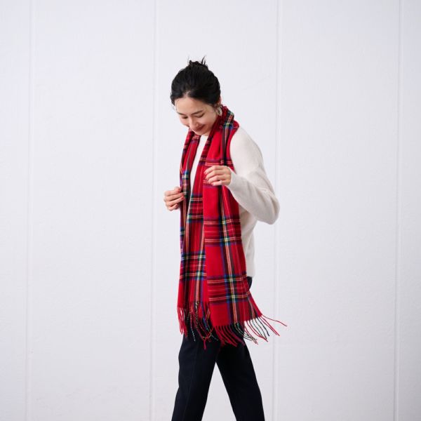 チェックストール