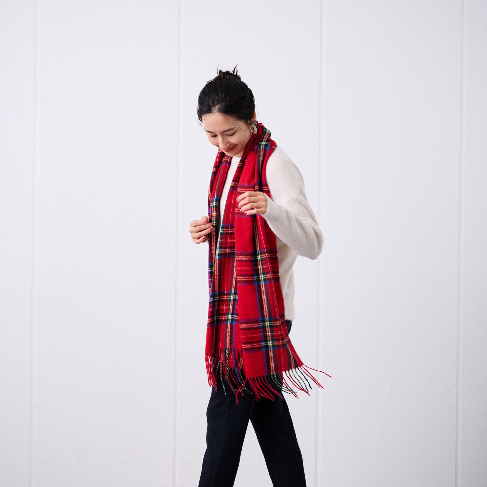 チェックストール