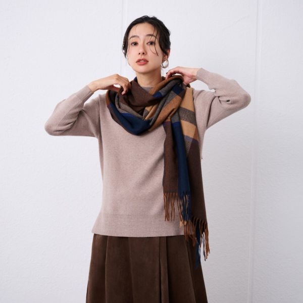 チェックストール