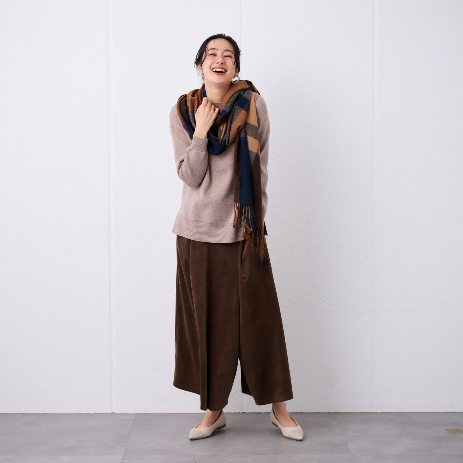 チェックストール