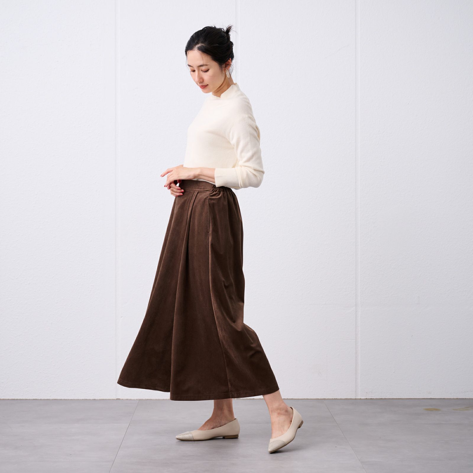 カットソーベロアスカーチョ