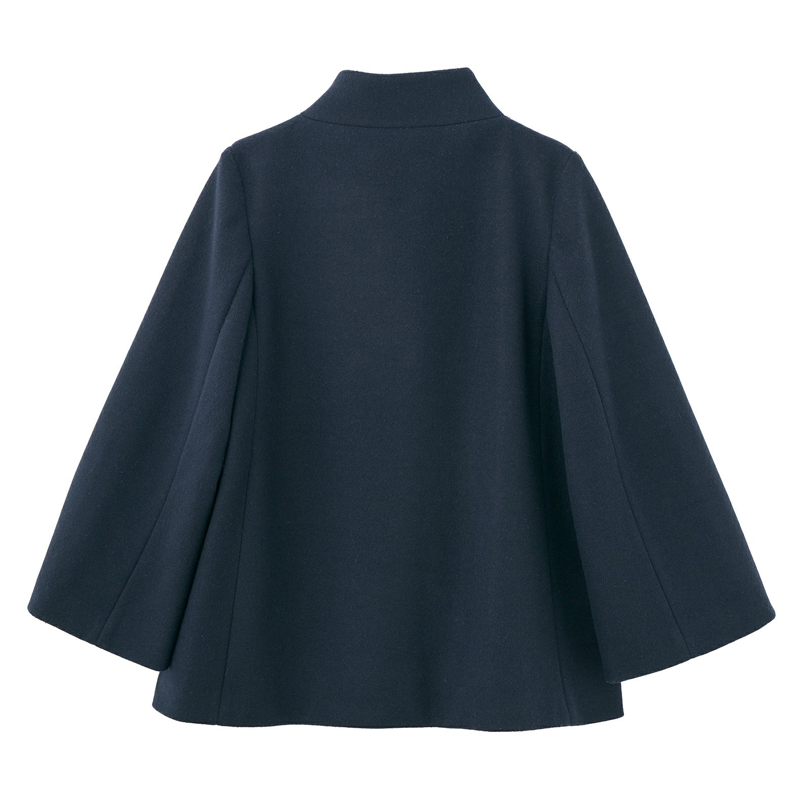 ウールライクミドルスタンドコート