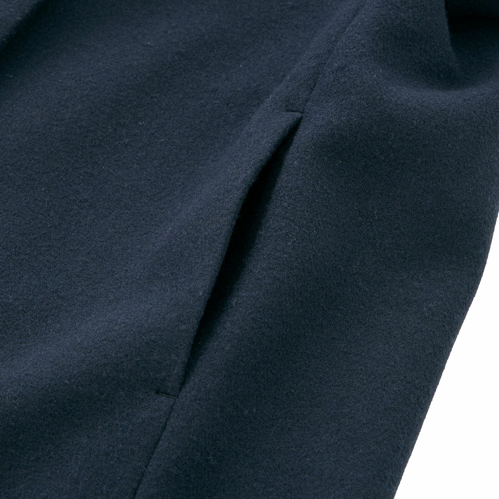 ウールライクミドルスタンドコート