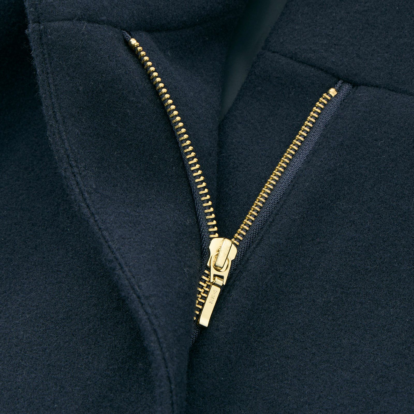 ウールライクミドルスタンドコート