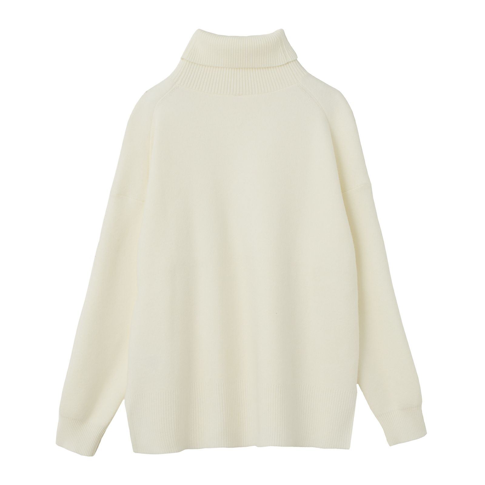 洗える・保温　マシュマロタッチ　タートルネックプルオーバー