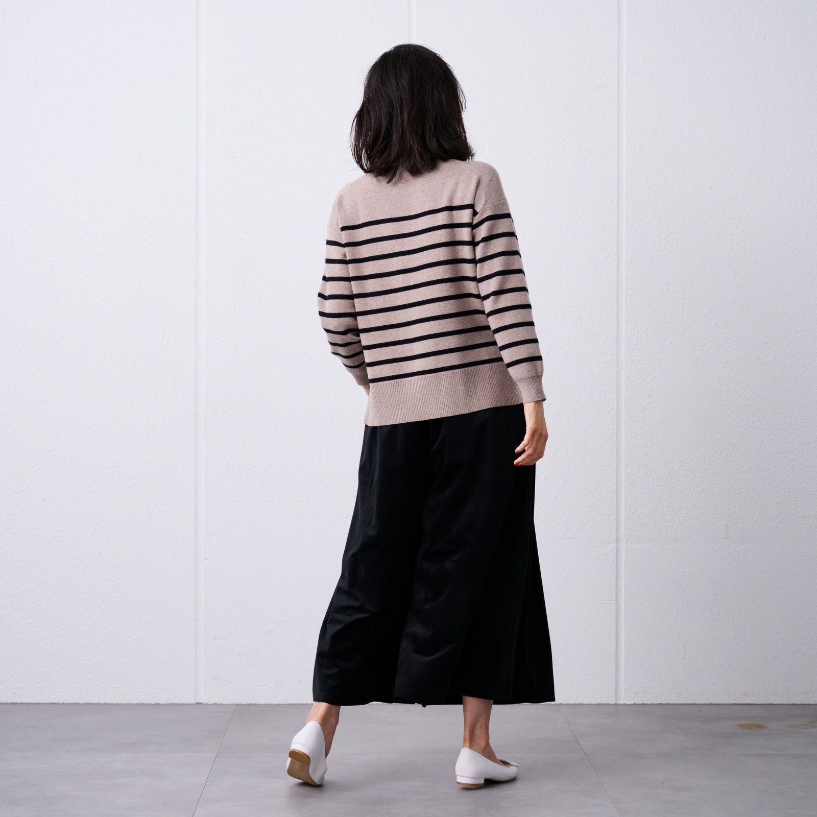 洗える・保温　マシュマロタッチ　モックネックプルオーバー