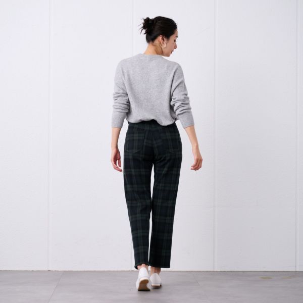 アルガンオイル　裏シャギーストレートパンツ