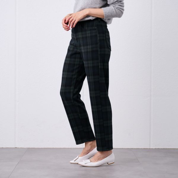 アルガンオイル　裏シャギーストレートパンツ