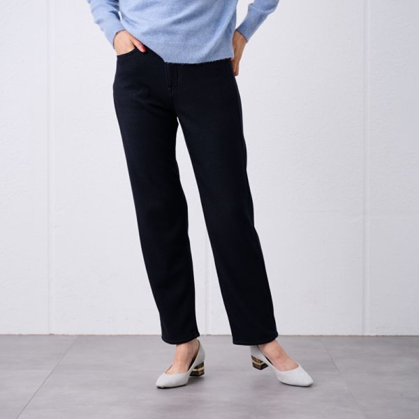 アルガンオイル　裏シャギーストレートパンツ